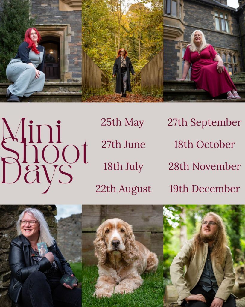 An images showing the upcoming mini shoot days in 2026.